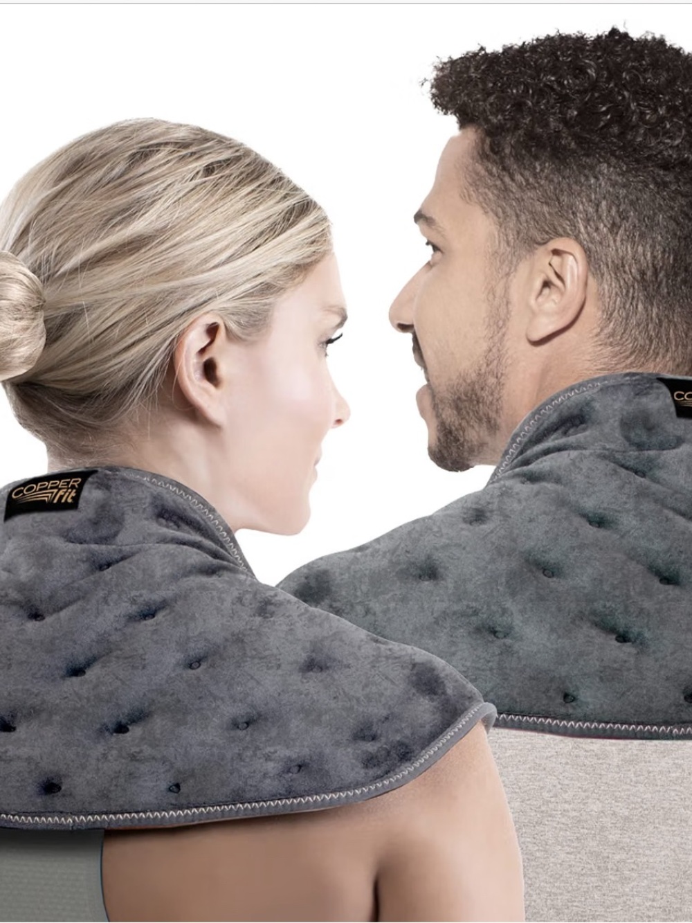 Copper Fit Gray Shoulder Wrap for Neck & Shoulders